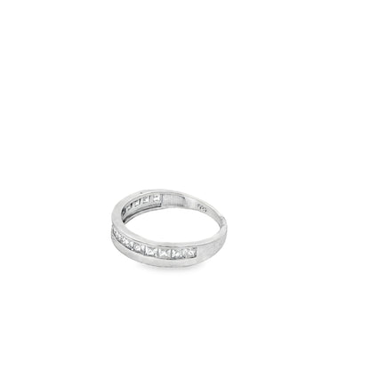 Princess Cut Channel Band Ring