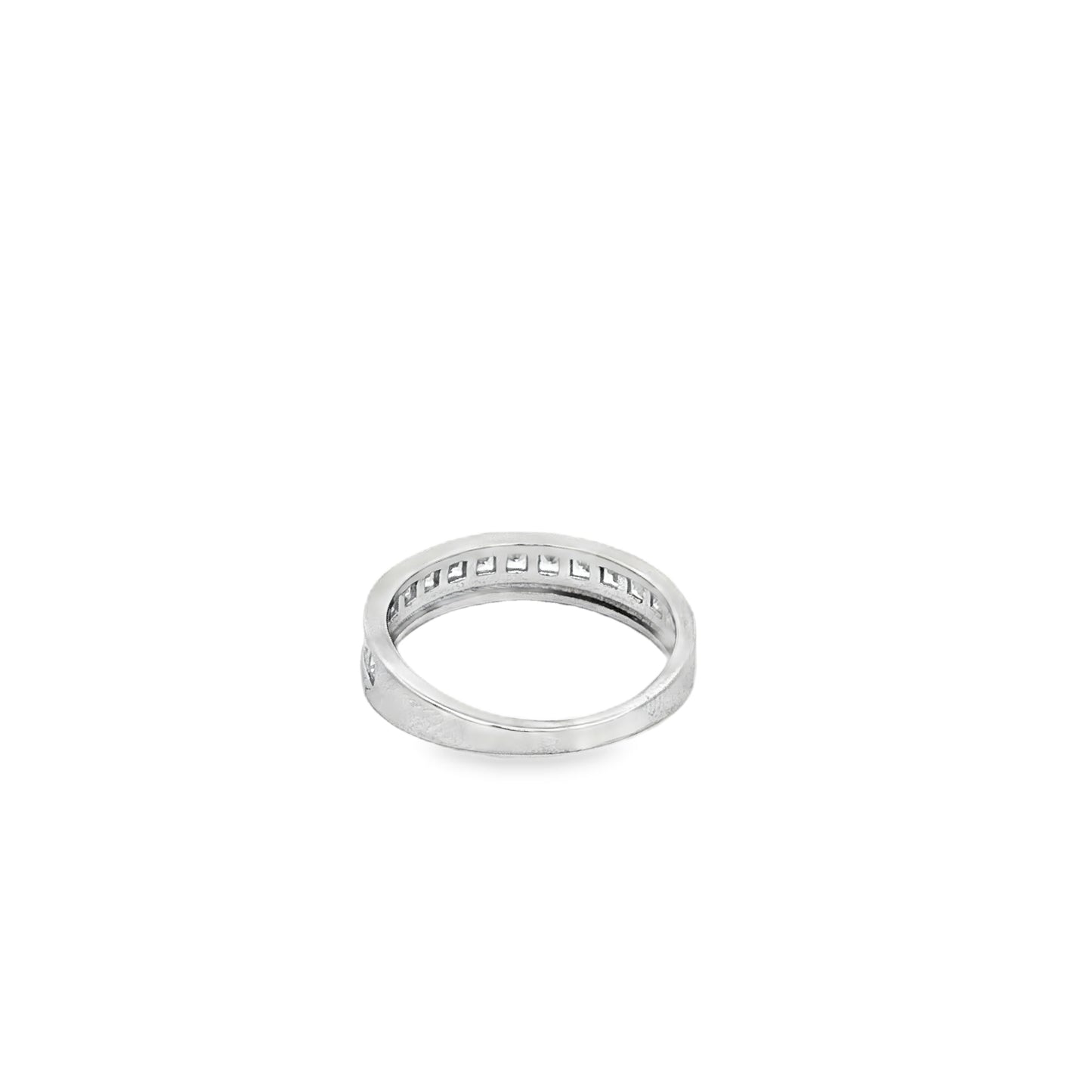 Princess Cut Channel Band Ring