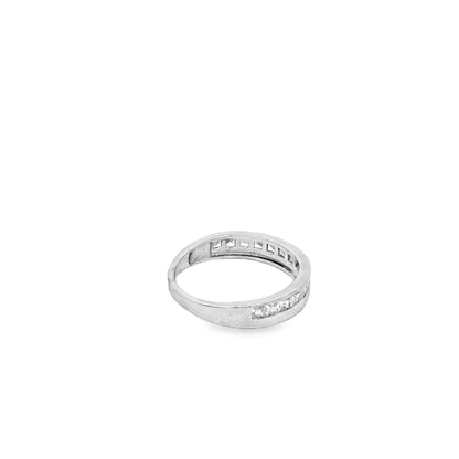 Princess Cut Channel Band Ring