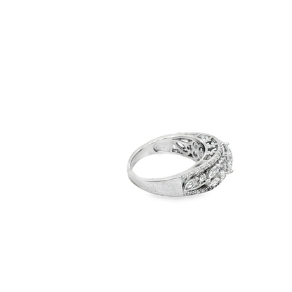 Majestic Bloom Diamond Ring