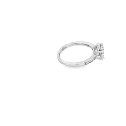 Classic Solitaire Spark Ring