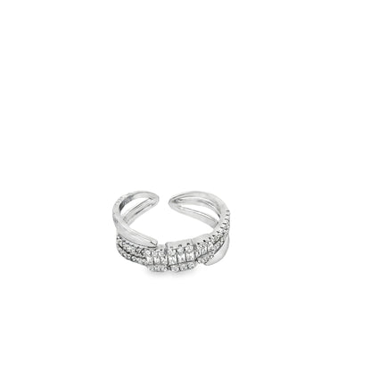 Twisted Spark Open Ring