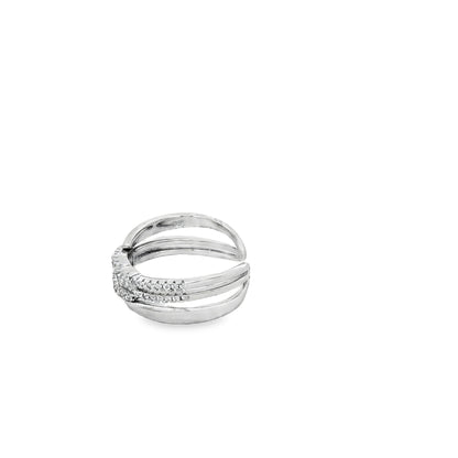 Twisted Spark Open Ring