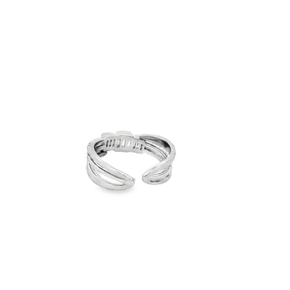 Twisted Spark Open Ring