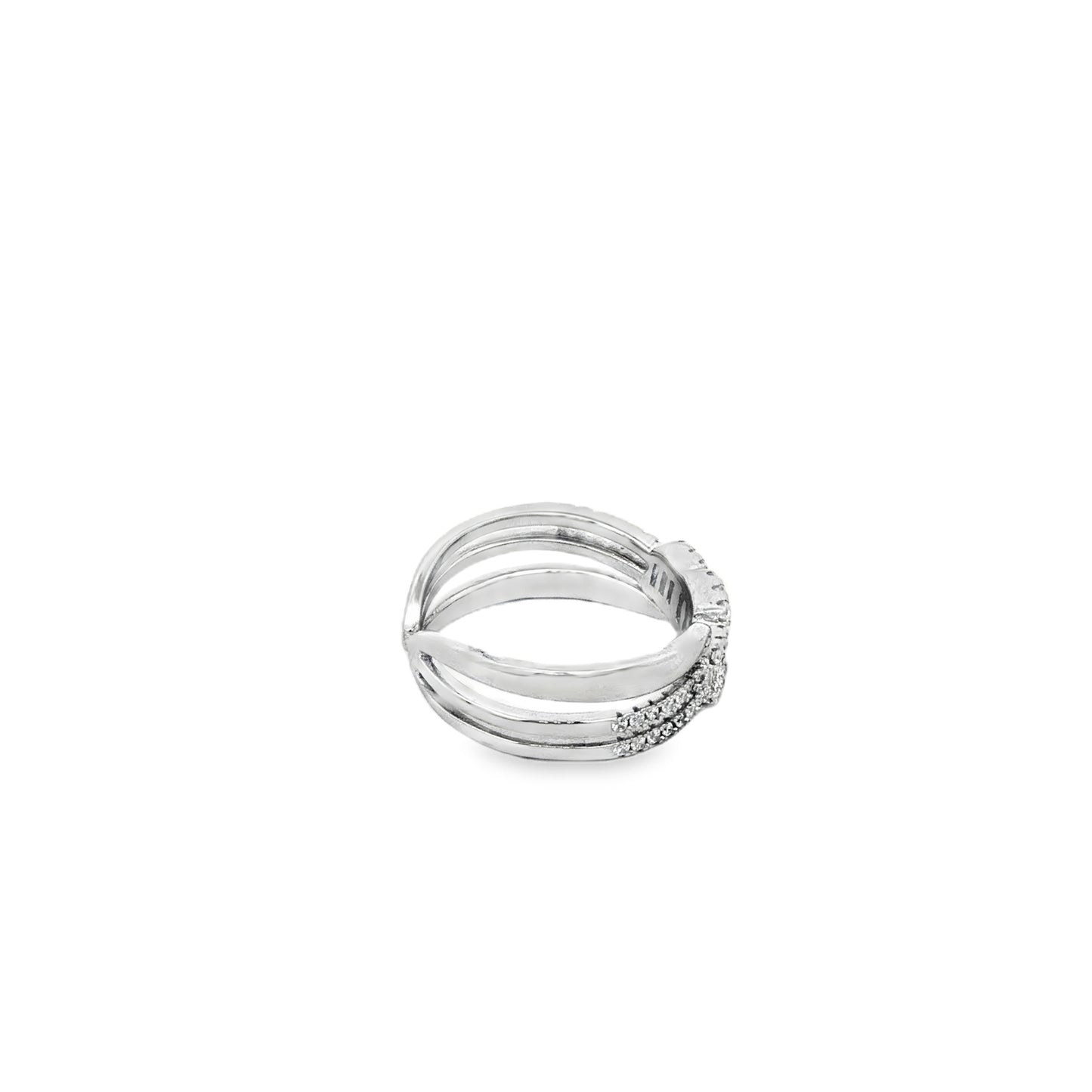 Twisted Spark Open Ring