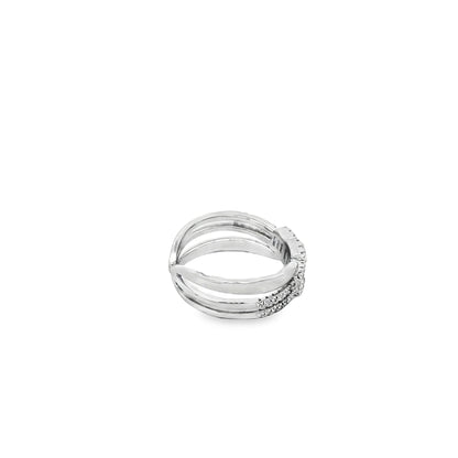 Twisted Spark Open Ring
