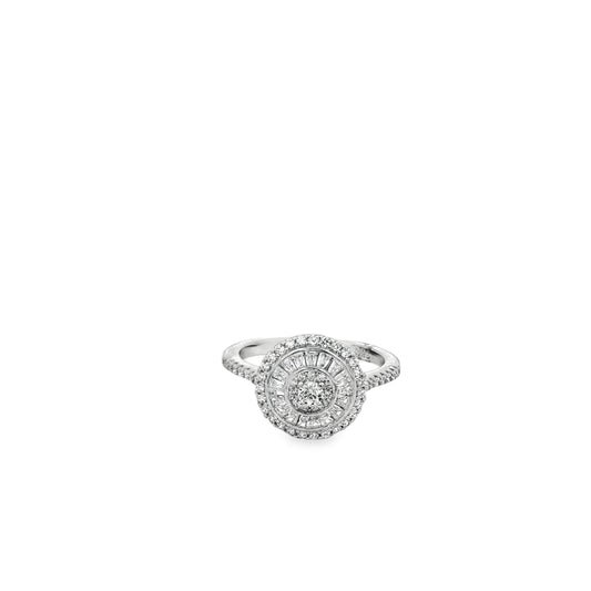 Celestial Halo Diamond Ring