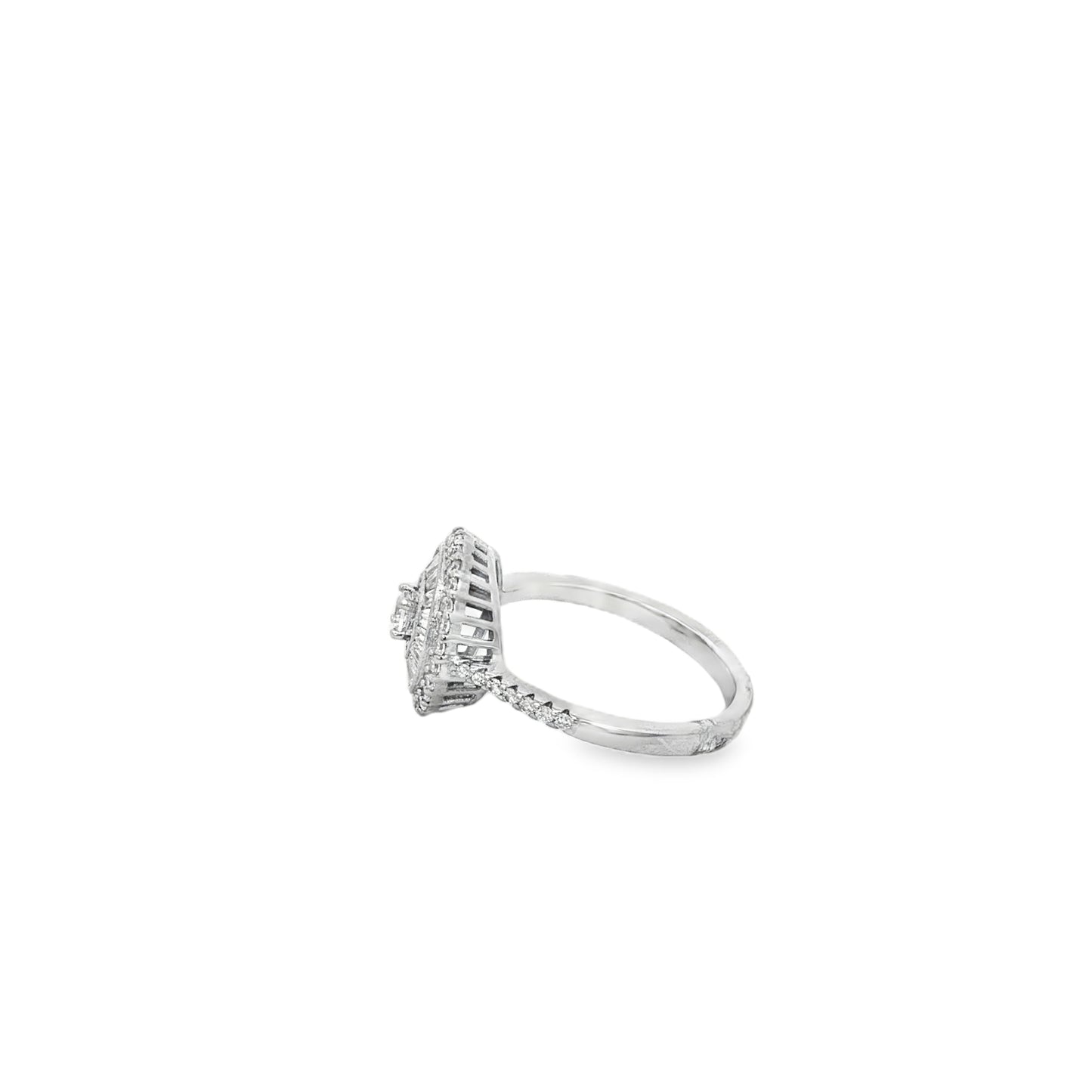 Celestial Halo Diamond Ring