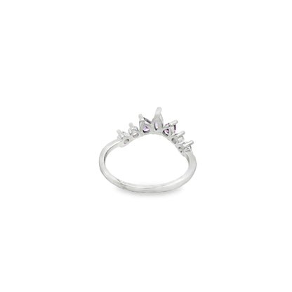 Amethyst Grace Trio Ring