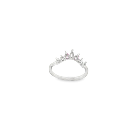 Pink Crown Blossom Ring