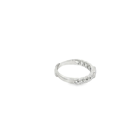 Emerald Twist Adjustable Ring