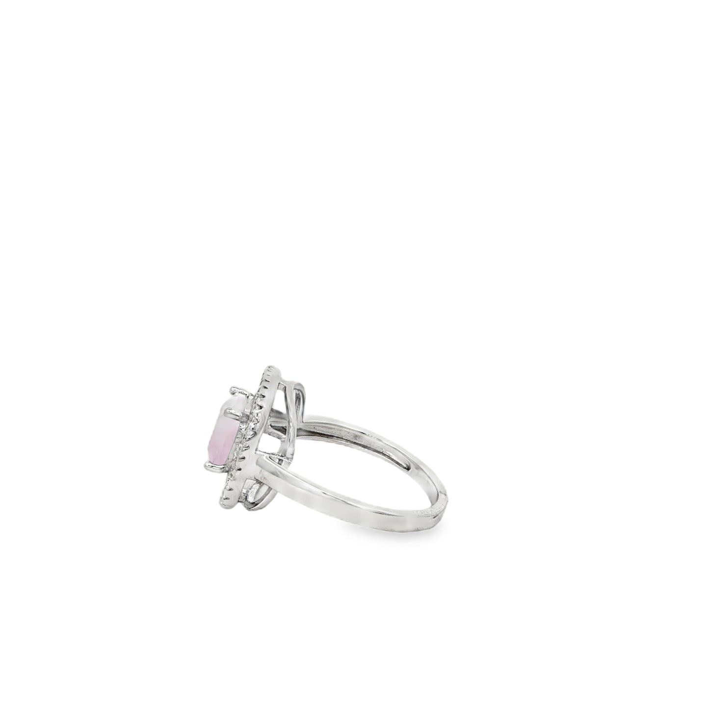 Blush Pink Halo Statement Ring