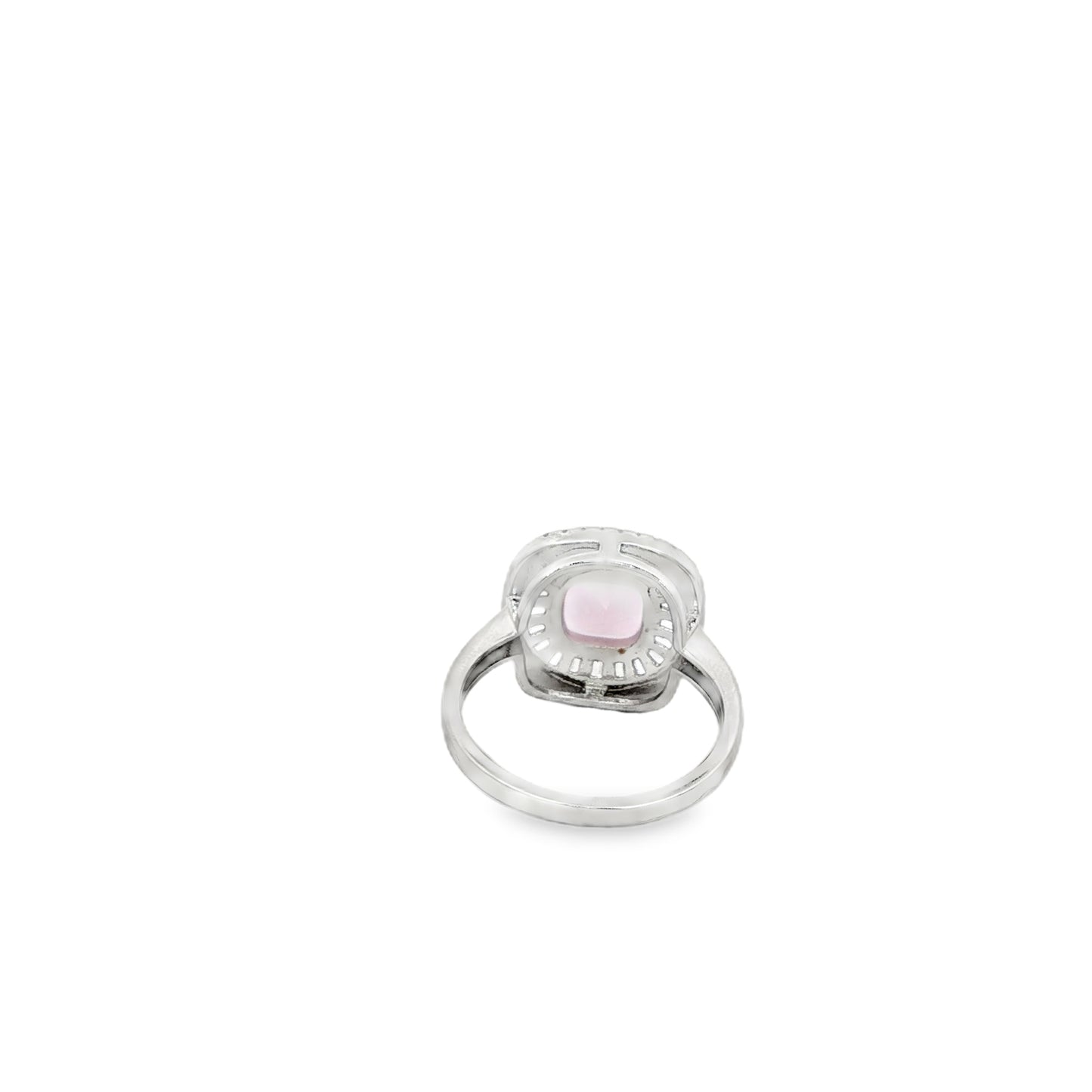 Blush Pink Halo Statement Ring