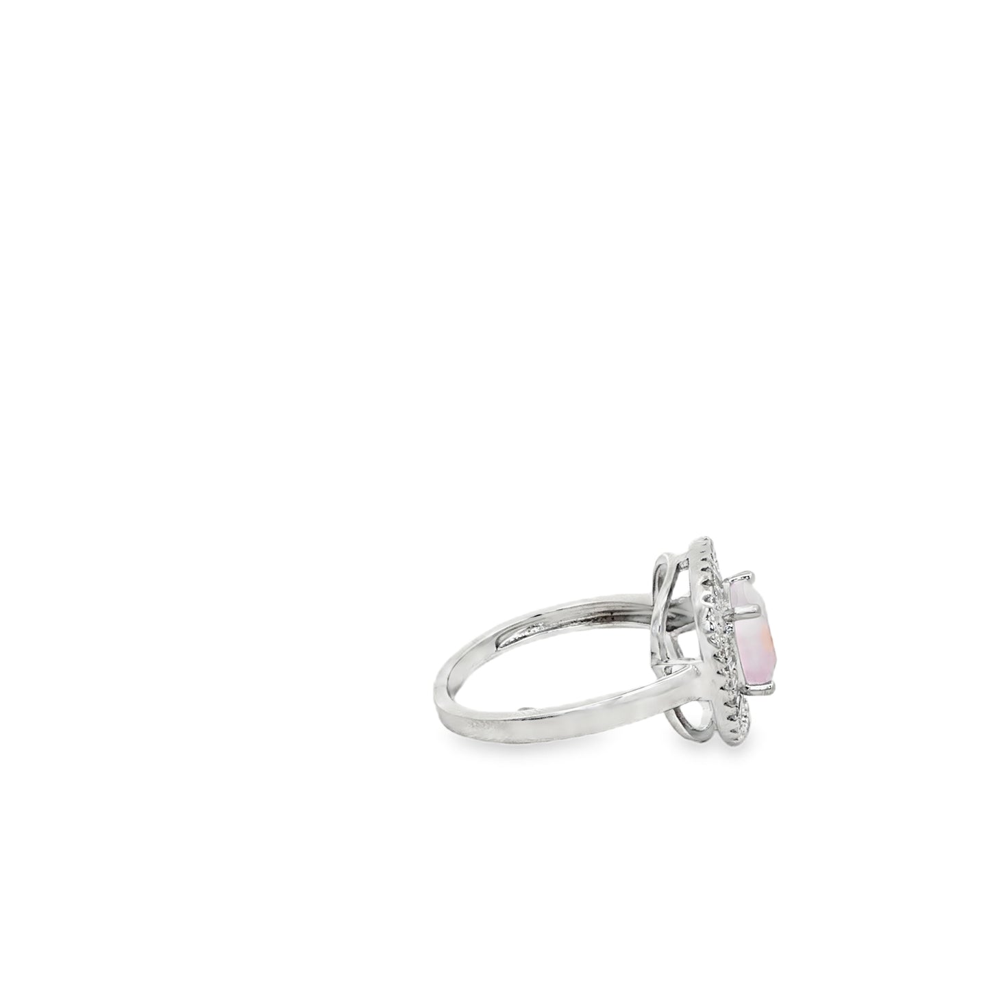 Blush Pink Halo Statement Ring
