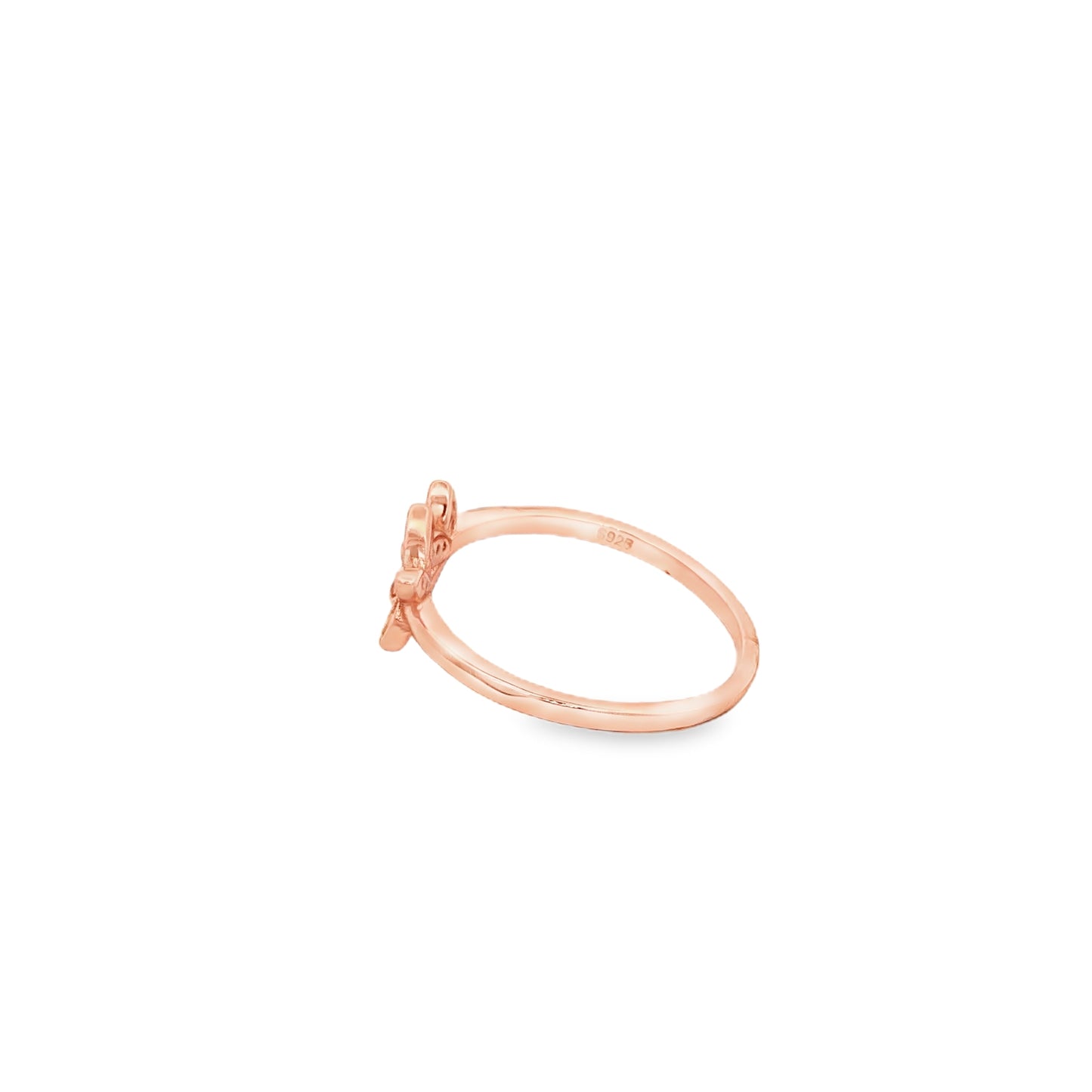 Blossom Spark Rose silver Ring