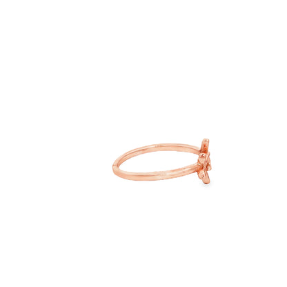 Blossom Spark Rose silver Ring