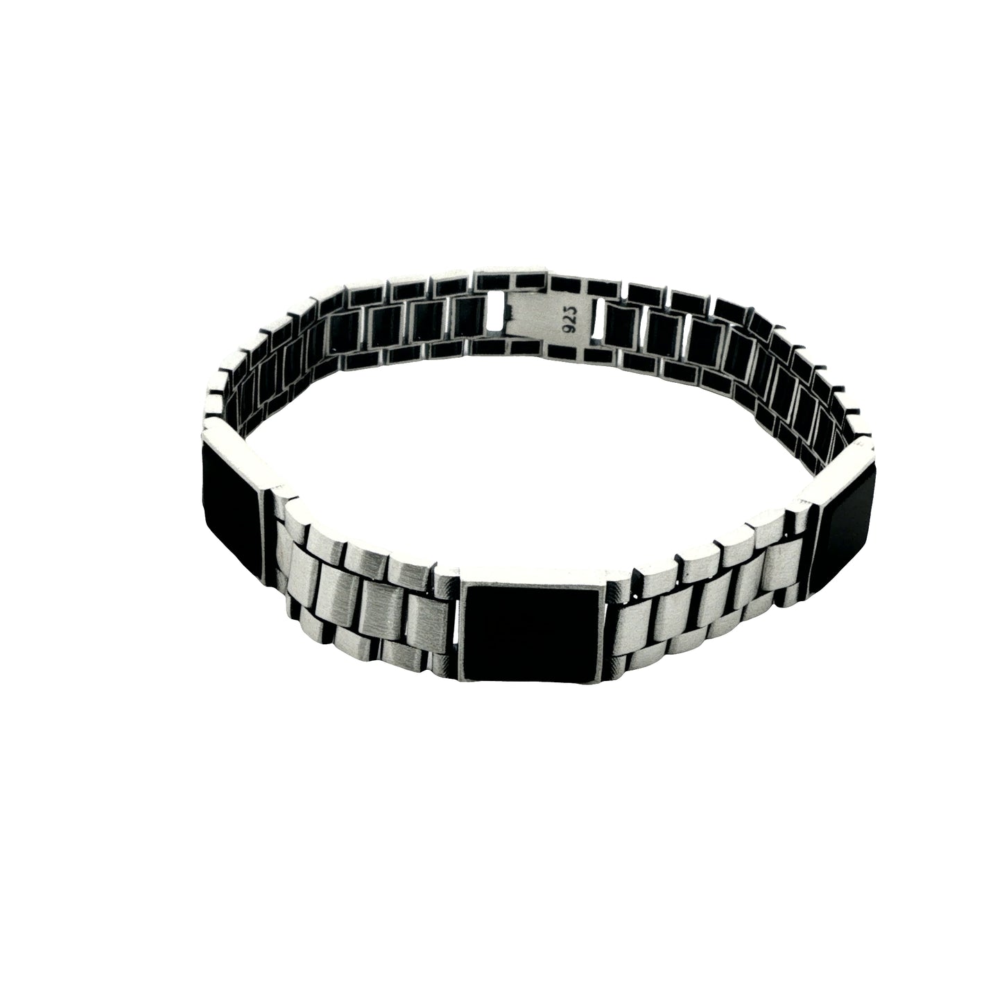 Midnight Steel Link Bracelet