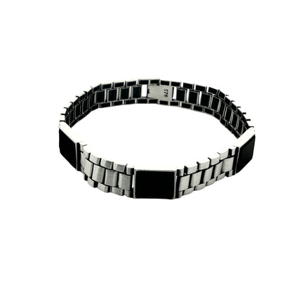 Midnight Steel Link Bracelet