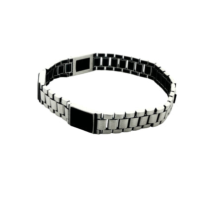 Midnight Steel Link Bracelet
