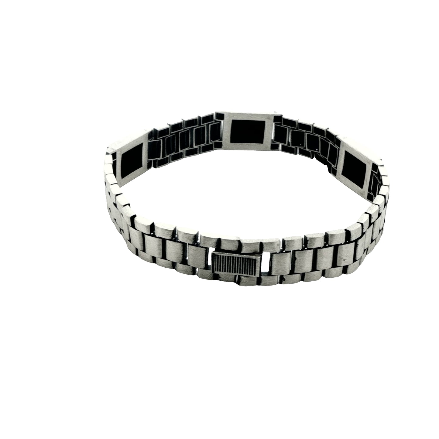 Midnight Steel Link Bracelet