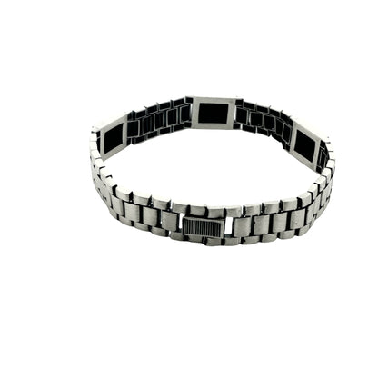 Midnight Steel Link Bracelet