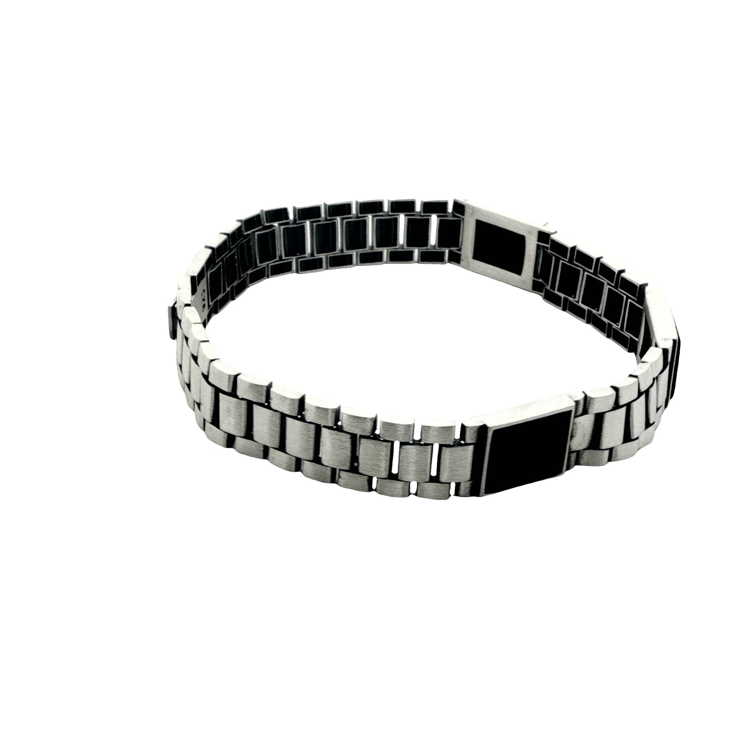 Midnight Steel Link Bracelet