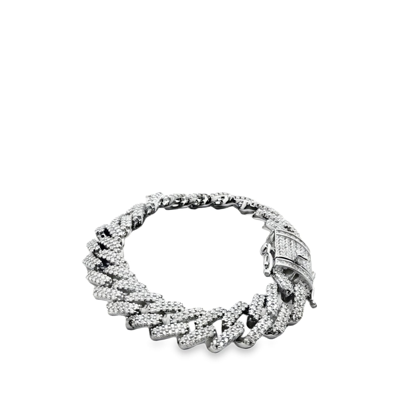 Iced Cuban Link Men’s Bracelet