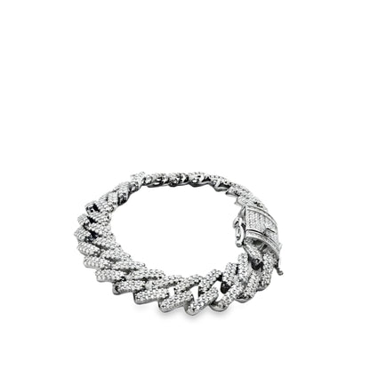 Iced Cuban Link Men’s Bracelet