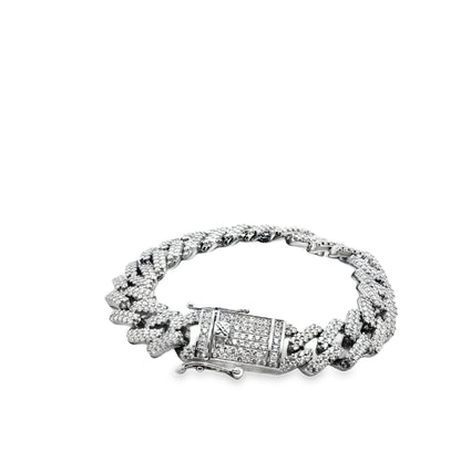 Iced Cuban Link Men’s Bracelet