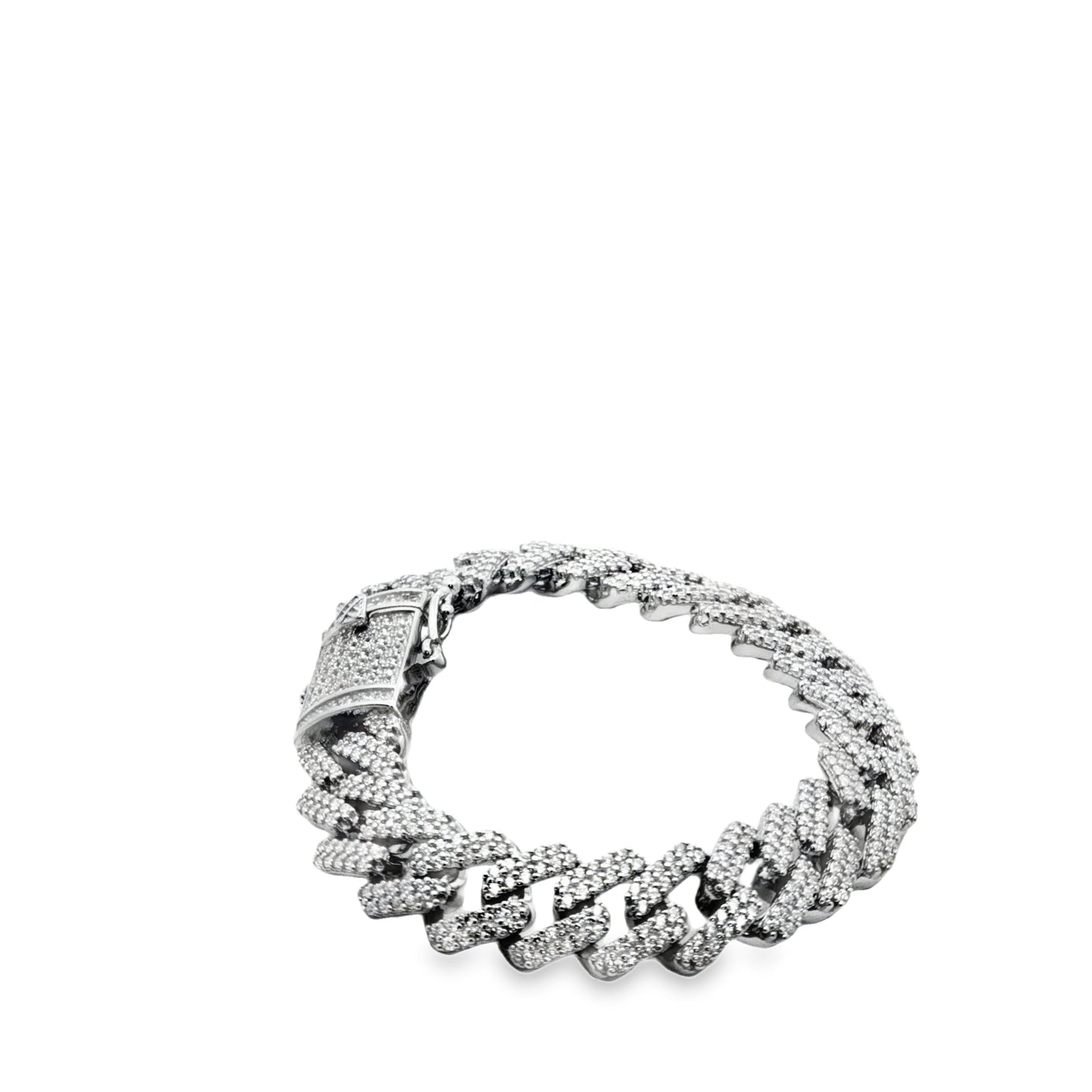 Iced Cuban Link Men’s Bracelet