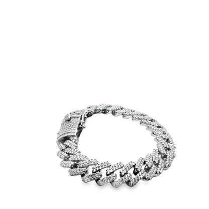 Iced Cuban Link Men’s Bracelet