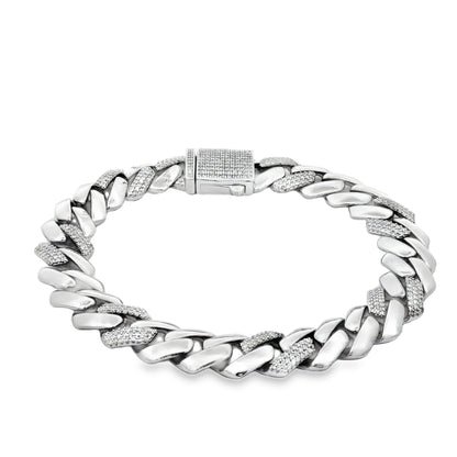 Diamond Cuban Link Men’s Bracelet