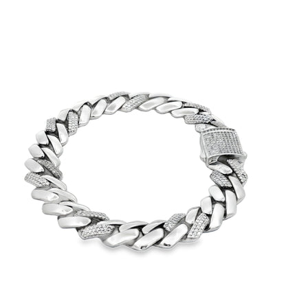 Diamond Cuban Link Men’s Bracelet