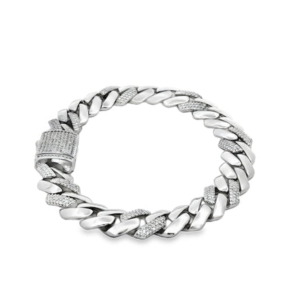 Diamond Cuban Link Men’s Bracelet