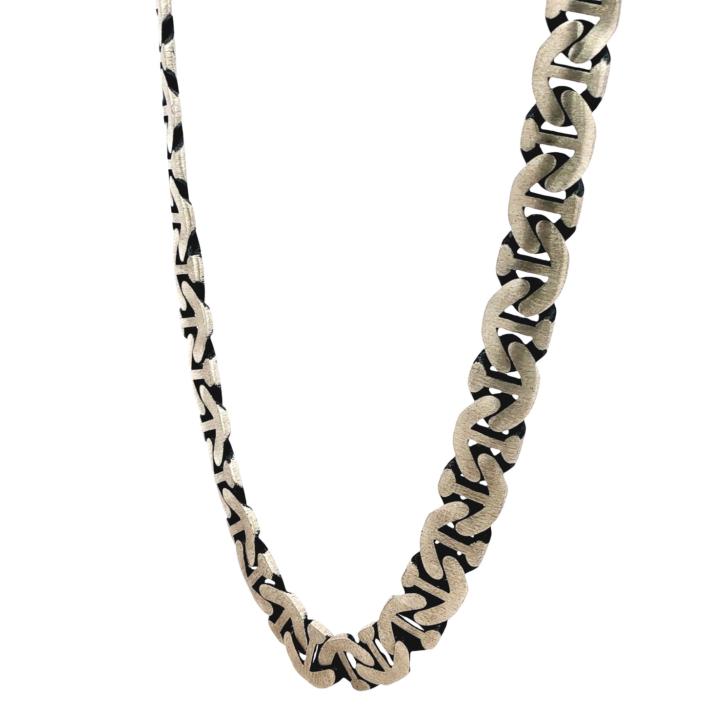 Dual-Tone Designer Link Chain