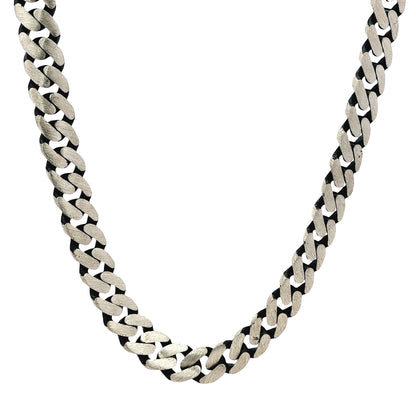 Textured Dual-Tone Curb Chain