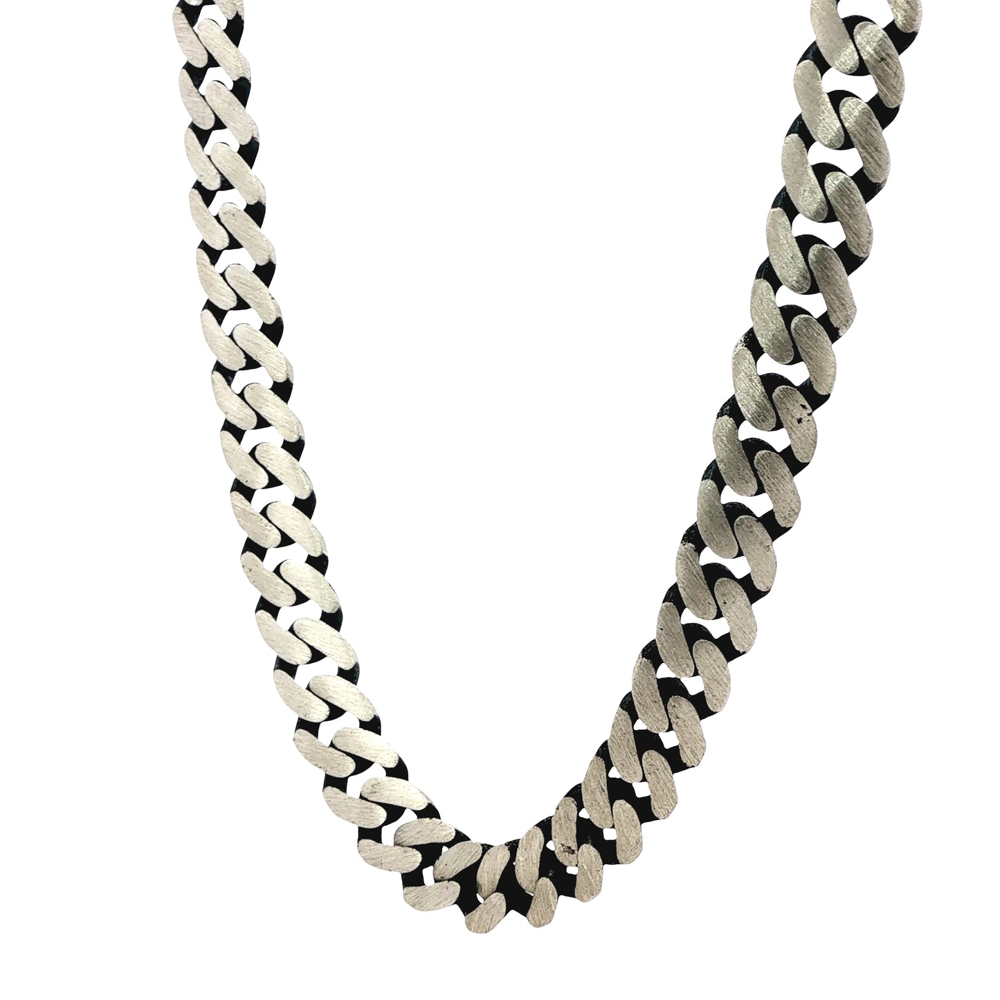 Textured Dual-Tone Curb Chain