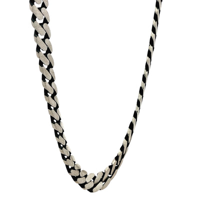 Textured Dual-Tone Curb Chain