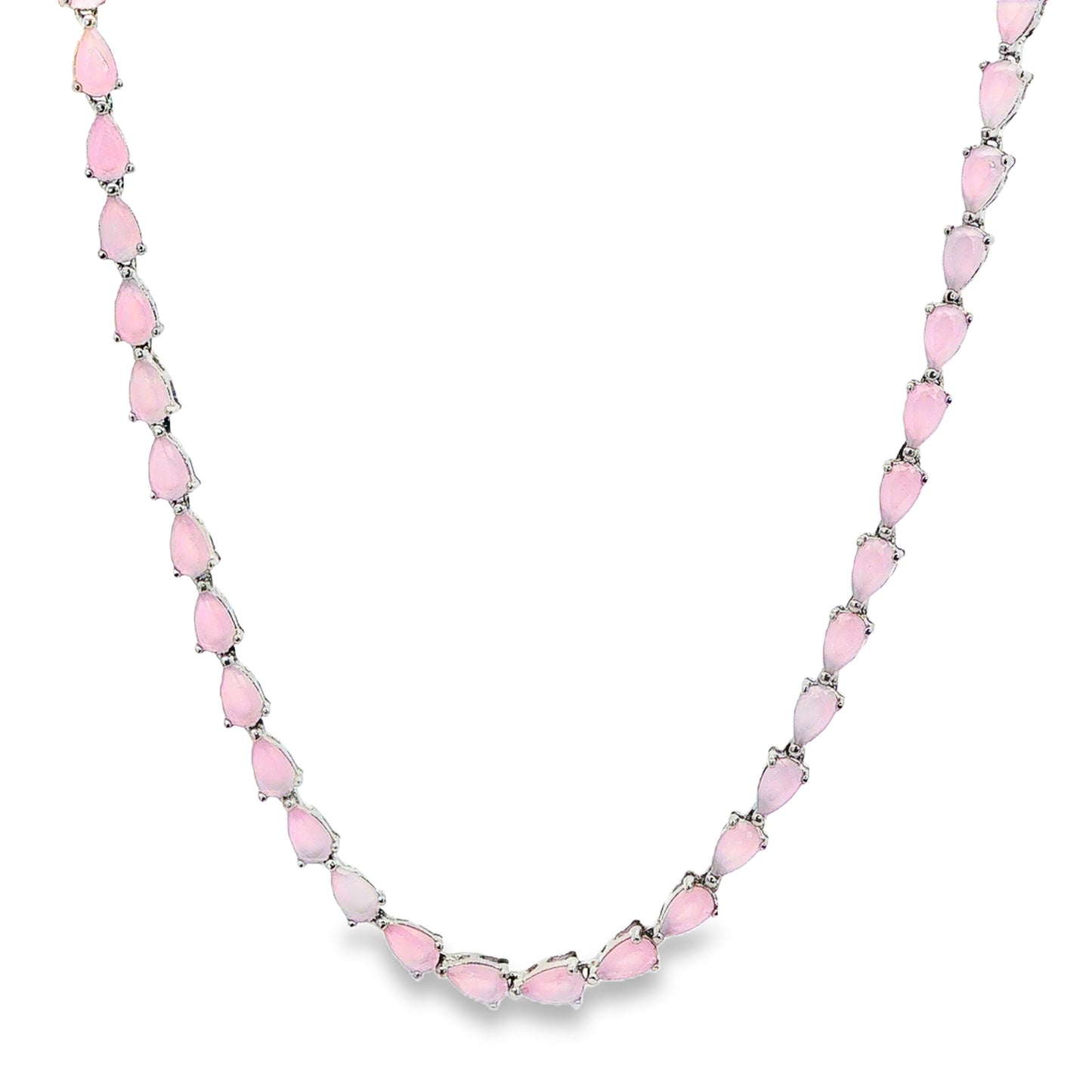 Pink Marquise Gemstone Chain