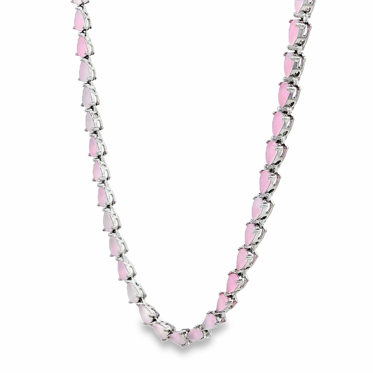 Pink Marquise Gemstone Chain