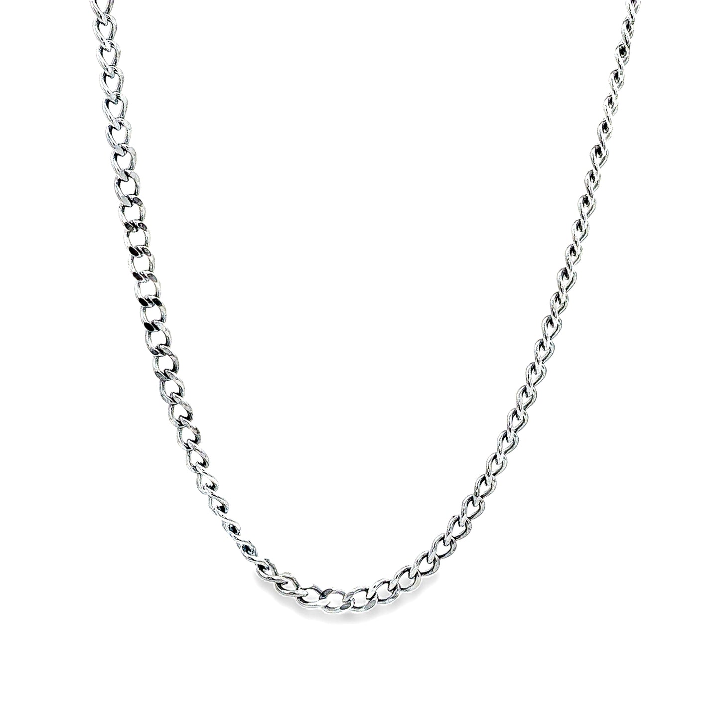 Classic Silver Curb Chain