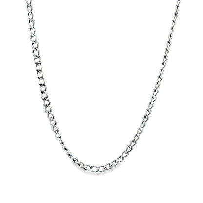 Classic Silver Curb Chain