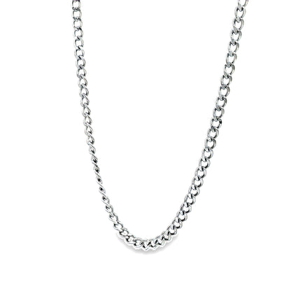 Classic Silver Curb Chain