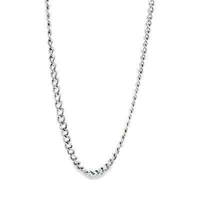 Classic Silver Curb Chain