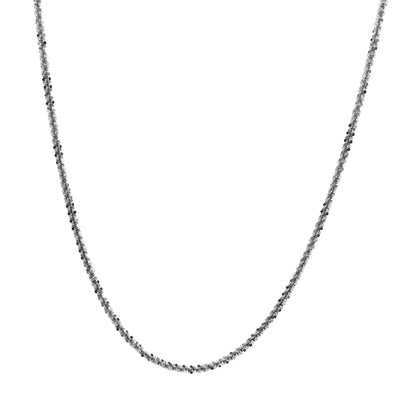 Silver Sparkle Bead Chain