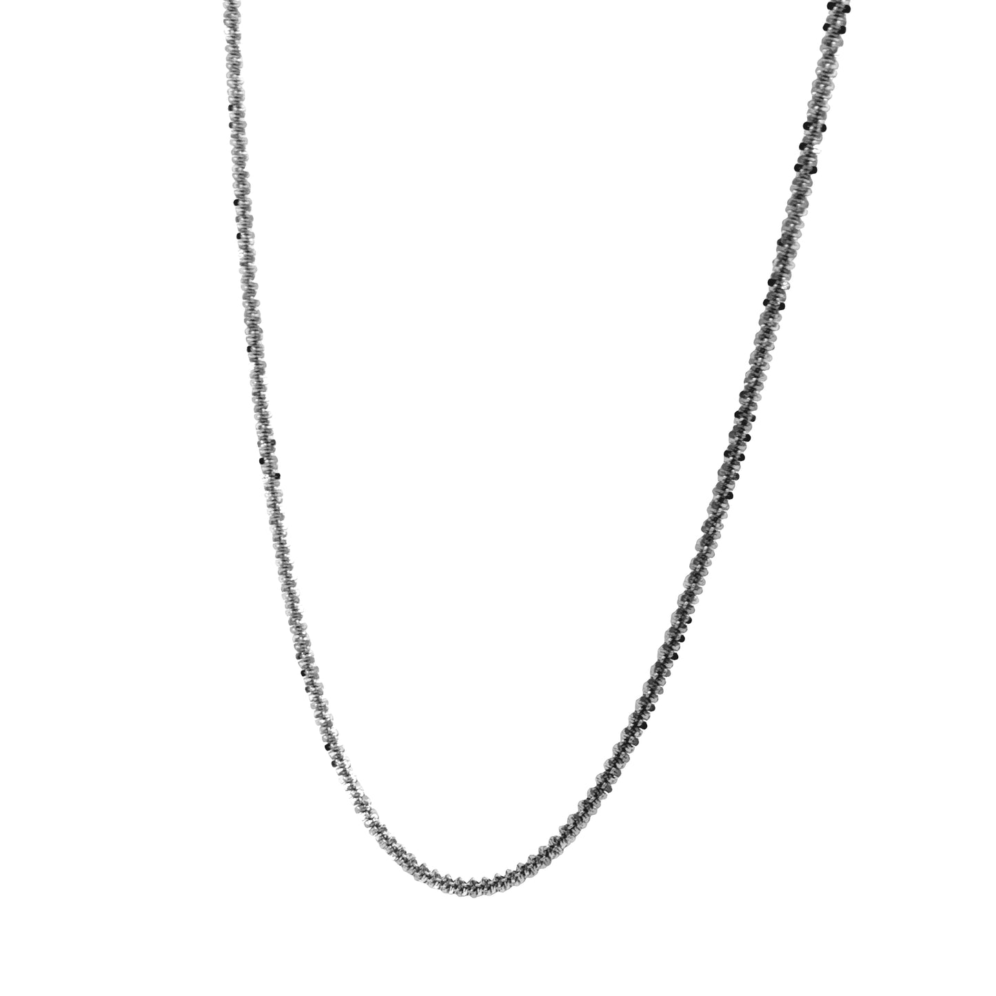 Silver Sparkle Bead Chain