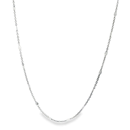 Silver Station Bead Chain