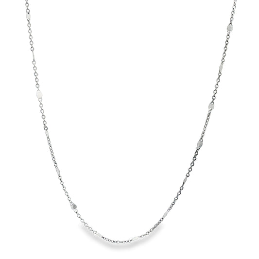 Silver Station Bead Chain