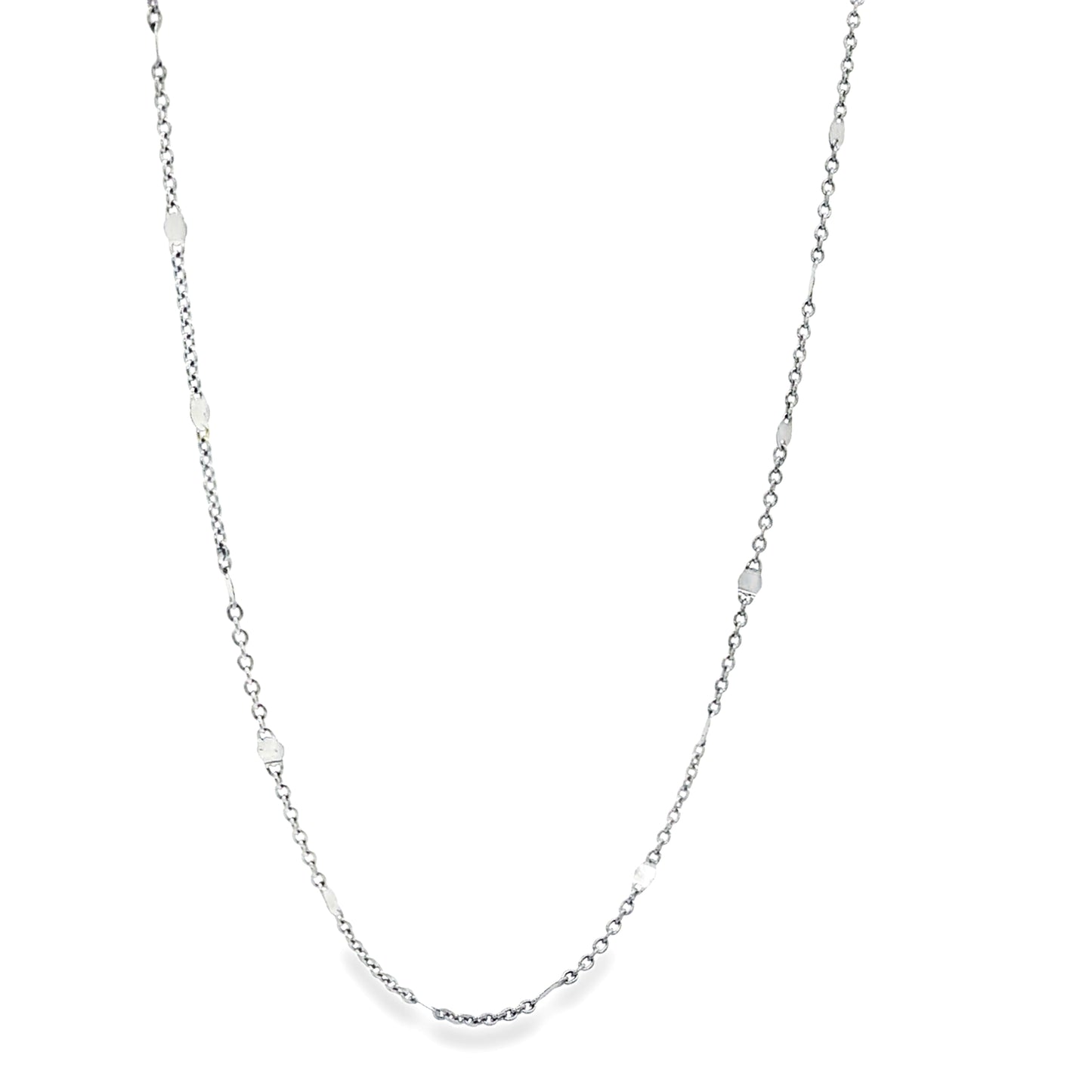 Silver Station Bead Chain