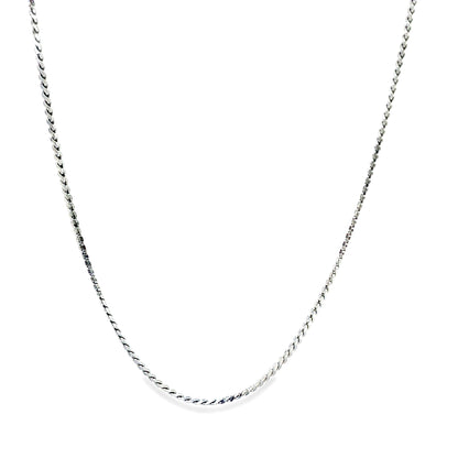 Silver Twisted Rope Chain